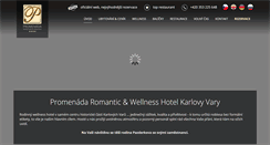 Desktop Screenshot of hotel-promenada.cz
