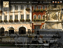 Tablet Screenshot of hotel-promenada.cz